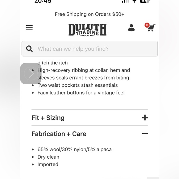 Duluth Trading Woolpaca Cardigan Women’s XL - Picture 7 of 7